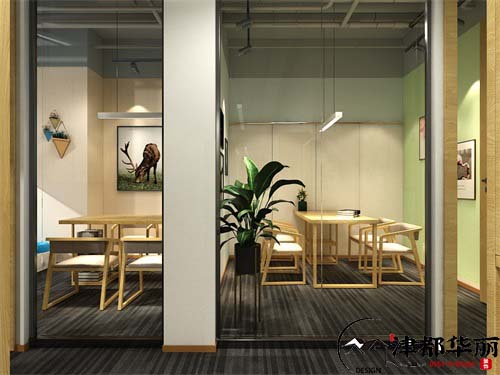 銀川自習(xí)室裝修設(shè)計項目|津都華麗設(shè)計