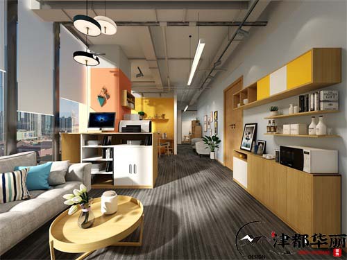 銀川自習(xí)室裝修設(shè)計項目|津都華麗設(shè)計