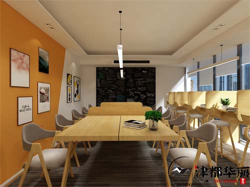 銀川自習(xí)室裝修設(shè)計項目|津都華麗設(shè)計